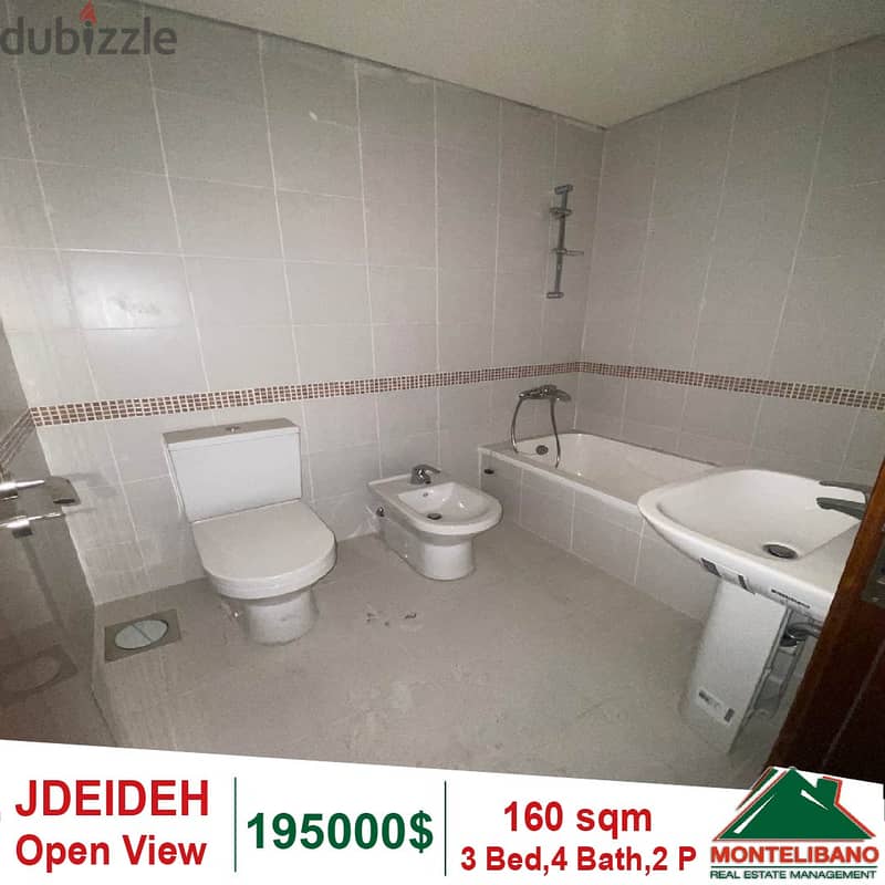 195000$!! Open View Apartment for sale in Jdeideh 5