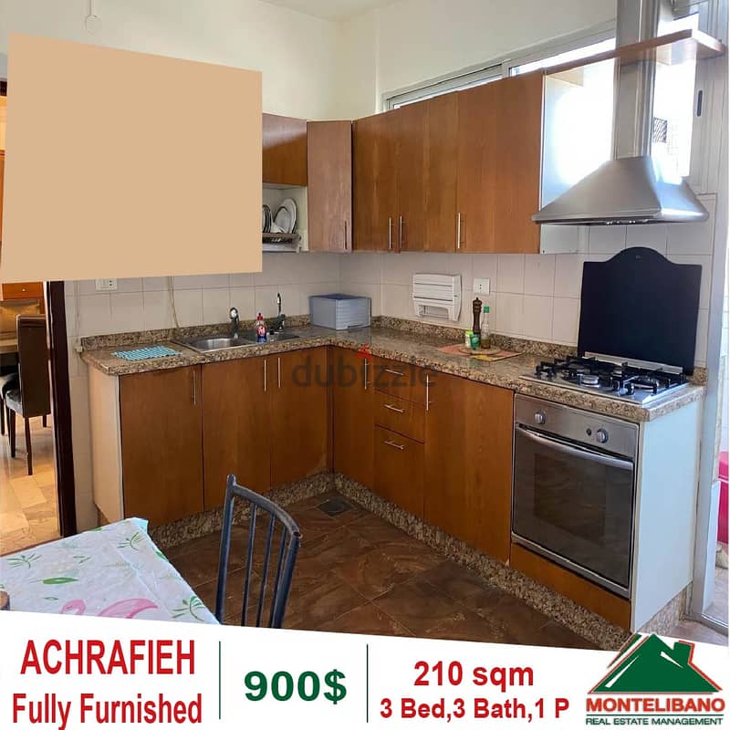 900$!! Open View Apartment for rent in Achrafieh 7