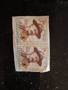stamp from 1982 chekoslovakia original 0