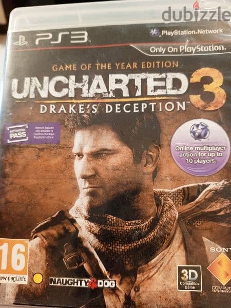 uncharted 3 PS3 CD 0