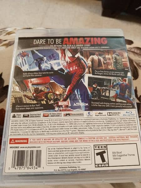 ps3 spider man CD 1