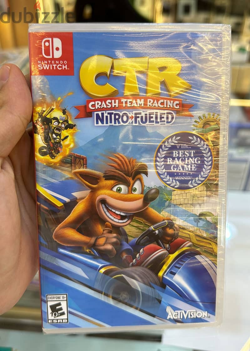 Cd Nintendo CTR Crash Team racing Nitro fueled 0