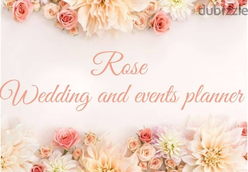 Wedding and events planner 3