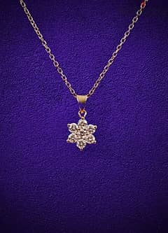 necklace flower pendant