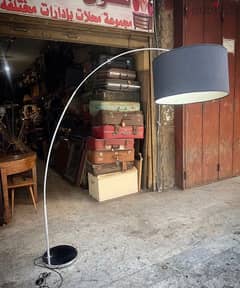 vintage Italian chrome floor lamp 1950'sلمبادير كروم ايطالي انتيك