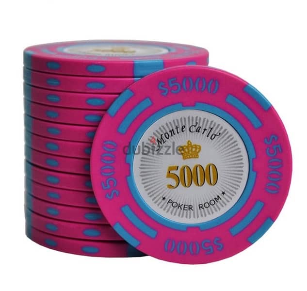 POKER 500 Chips CLAY SET 4
