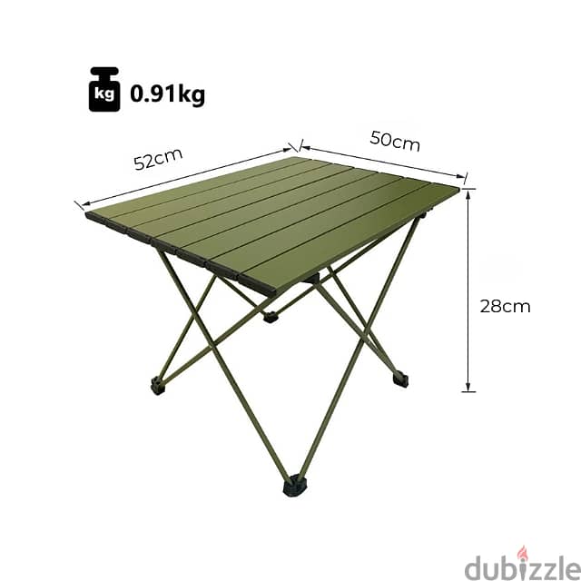 Foldable Picnic Table, Portable Outdoor Camping Table with Bag 5