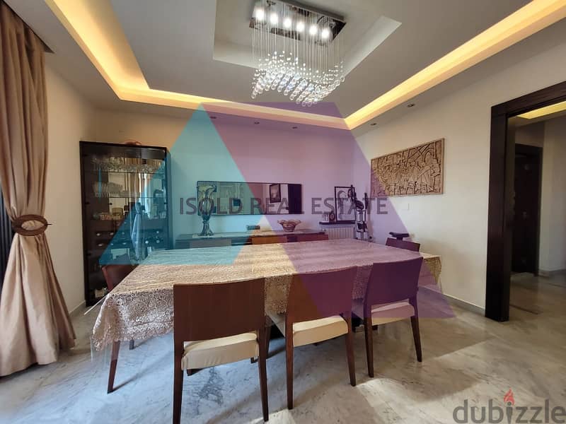 Decorated 125m2 apartment + open view for sale in Rabweh / Raboueh 3