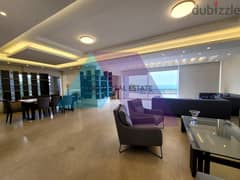 Furnished 300 m2 apartment+120m2 terrace+view for rent in Sahel Aalma