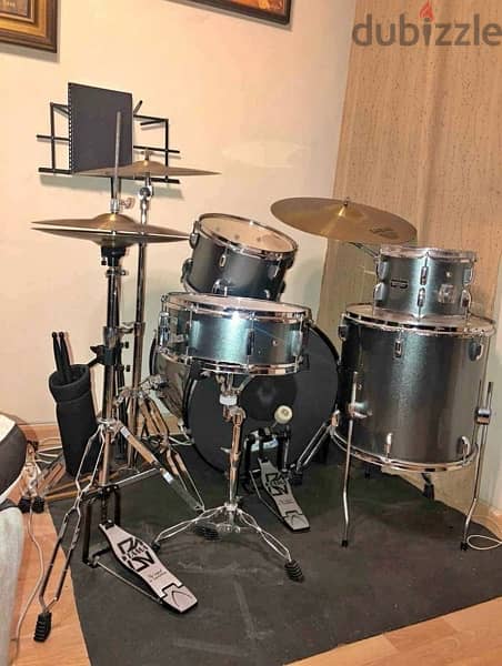 FULL drum set + mute pads • used for 3 months 0