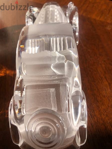 Car model in lead crystal glass 0