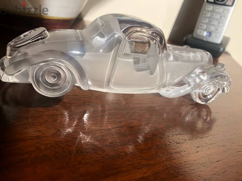 Car model in lead crystal glass 1