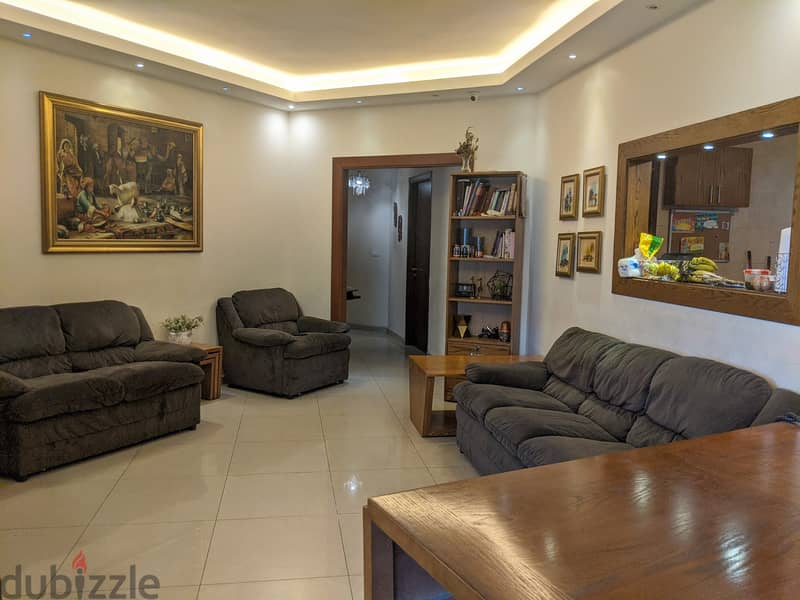 115 SQM Fully Furnished Apartment in Aoukar, Metn + Terrace 0