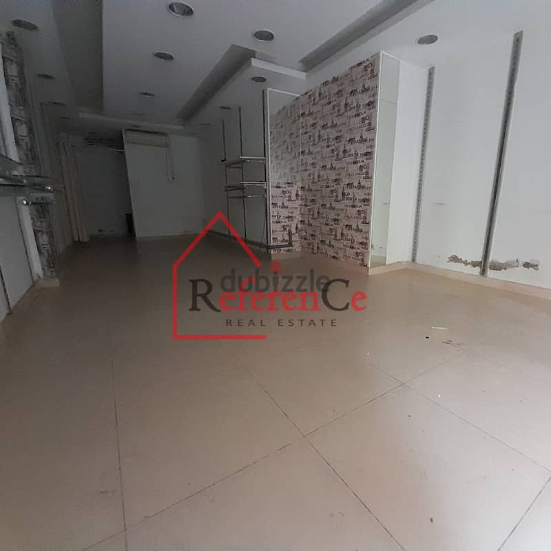 Prime location shop in Zalka محل بموقع متميز في الزلقا 1