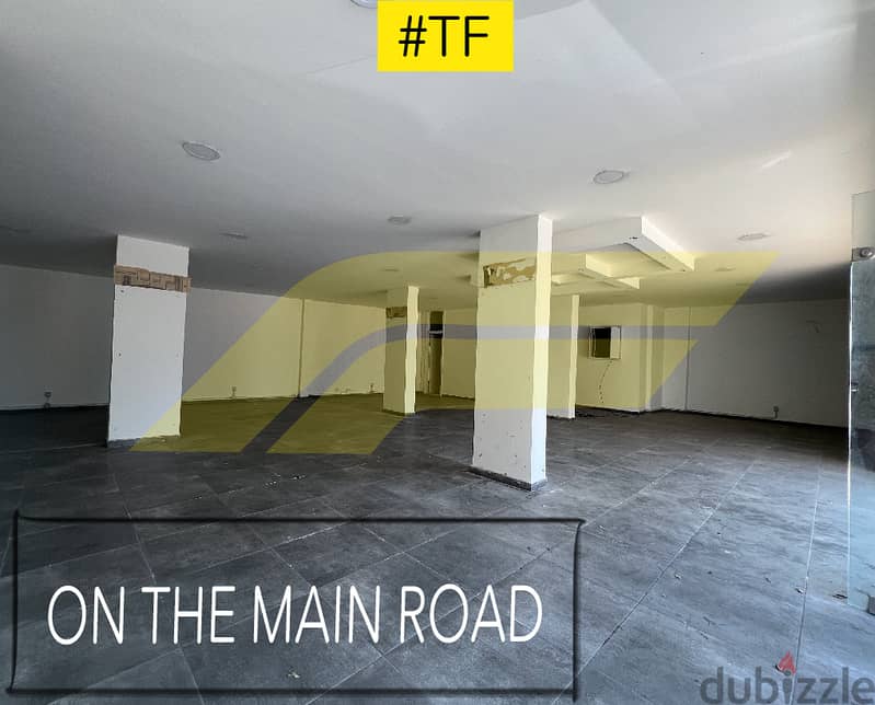 120 sqm showroom FOR RENT in Douar/الدوار F#TF108679 0