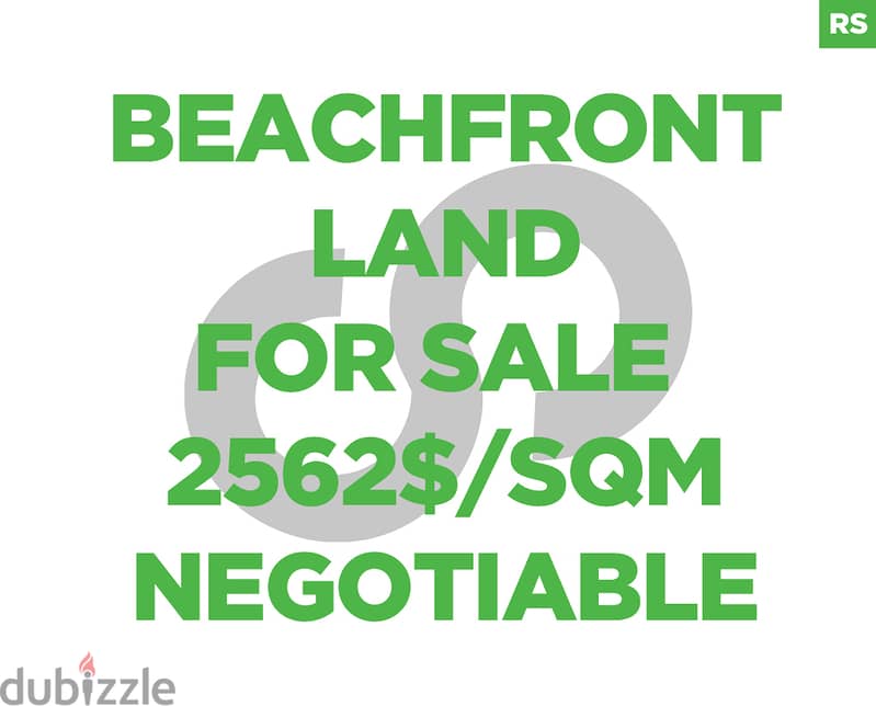 Beachfront land opportunity in Nahr ibrahim! REF#RS96213 0