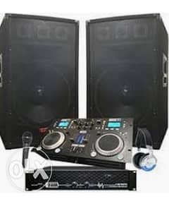 DJ and sound equipment for all your events