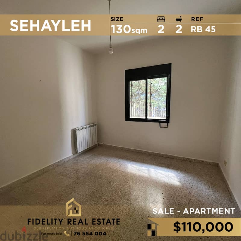 Apartment for sale in Sehayleh RB45 شقة للبيع في السهيلة 0