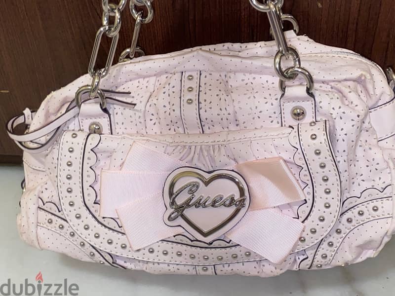 Baby Pink Guess bag 2