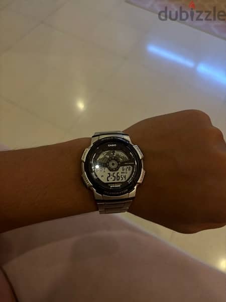 Casio watch world time 42 mm 1