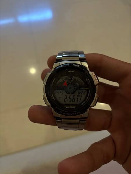 Casio watch world time 42 mm 3