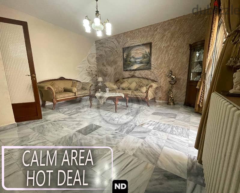 P#ND108730 Prime location! 190 SQM  apartment For sale in Baabda/بعبدا 0