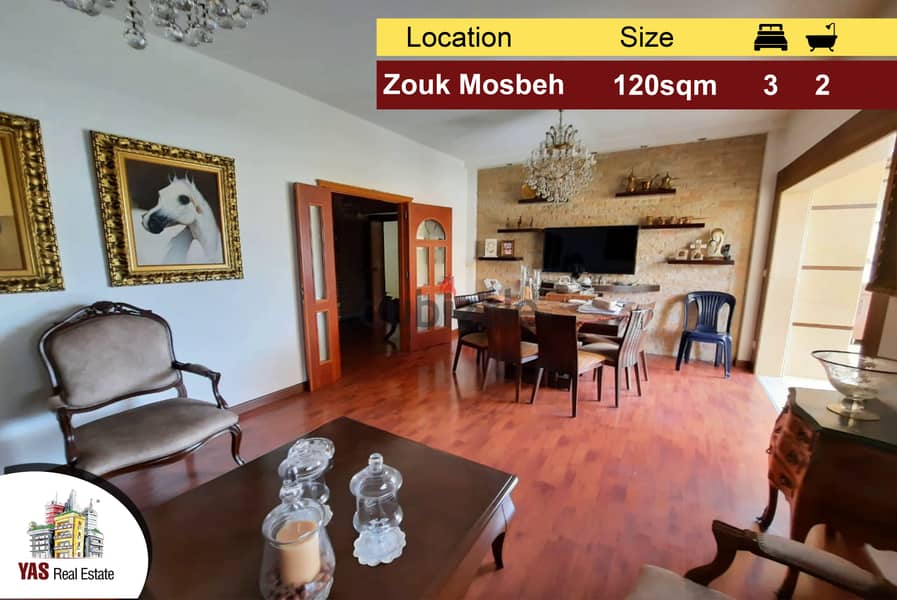 Zouk Mosbeh 120m2 | Well Maintained | Calm Street | Mountain View | CH 0