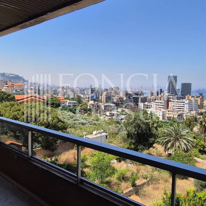 Panoramic 360-Degree Views Apartment for Sale in Rabieh! 0