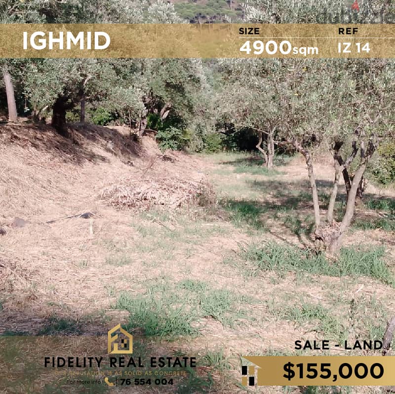 Land for sale in Ighmid - Aley IZ14 0