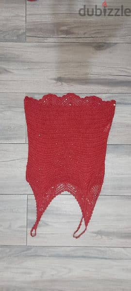 Red Crochet Top 1