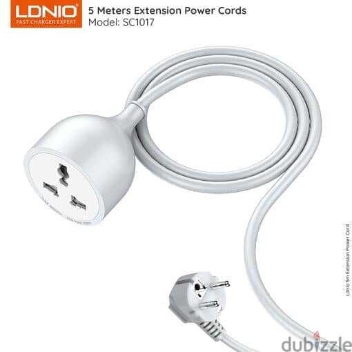 Ldnio 5m Extension Power Cord 0