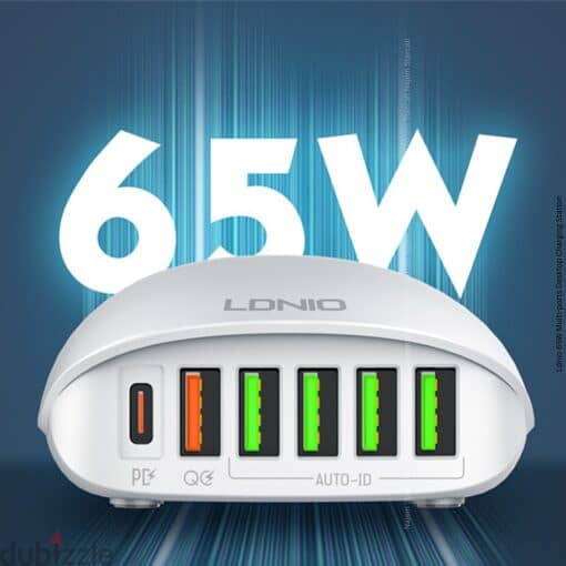 Ldnio 65W Multi-ports Desktop Charging Station 1