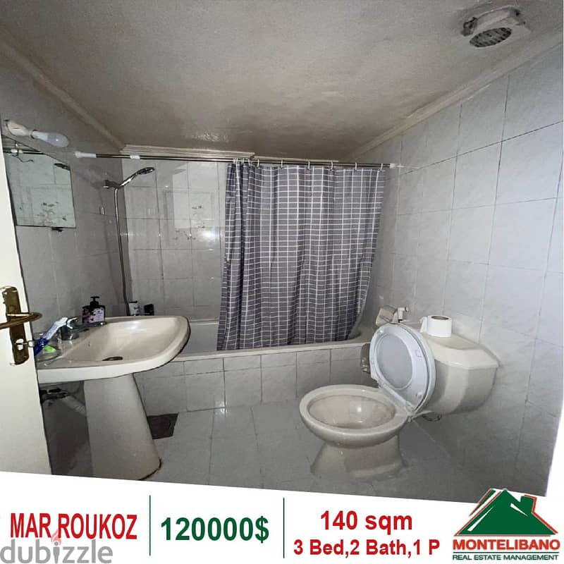 120000$!! Apartment for sale in Mar Roukoz 5