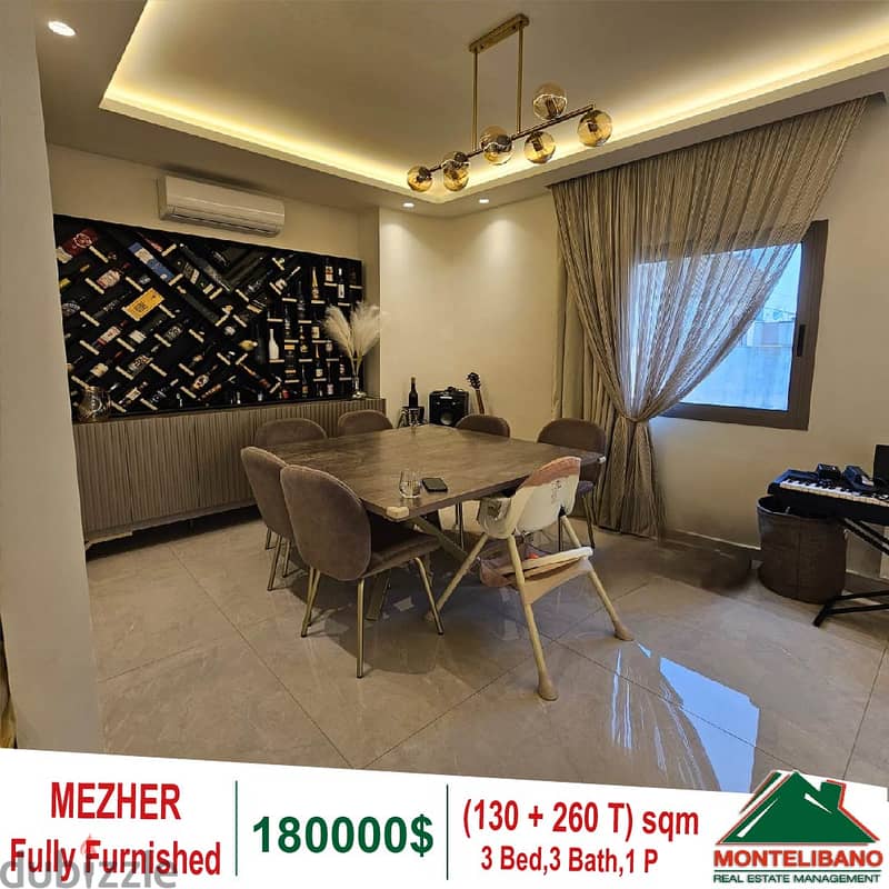 180000$!! Fullt Furnished Apartment for sale in Mezher 4