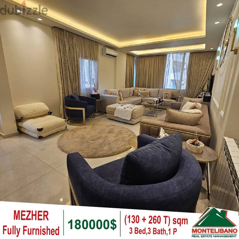 180000$!! Fullt Furnished Apartment for sale in Mezher 5