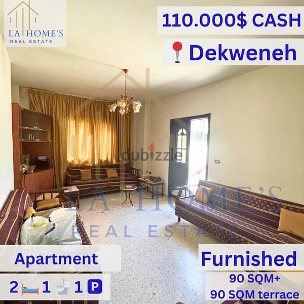 apartment for sale in dekwaneh شقة للبيع في الدكوانة 0