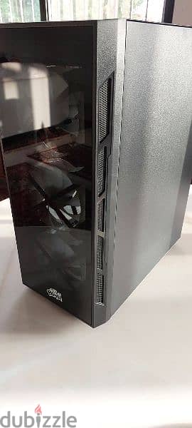 Black Mid-Tower Desktop Gaming Case with 750W Power Supply 2