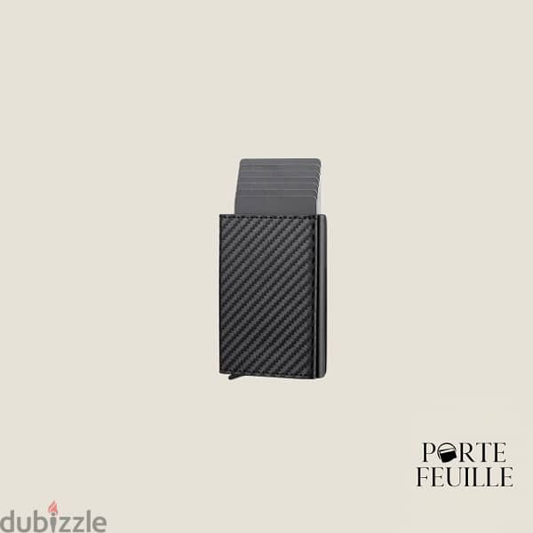 Porte Feuille RFID-Blocking Slim Leather Card Holder 2
