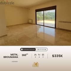 Apartment for sale in Broummana - شقة للبيع في برمانا 0