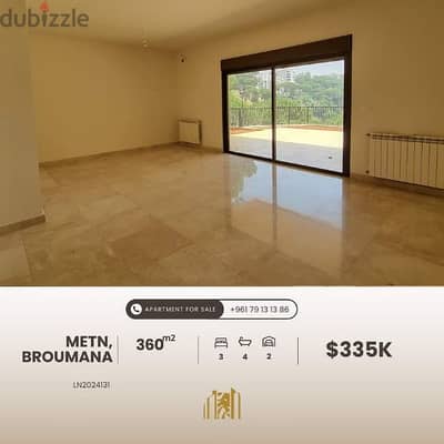 Apartment for sale in Broummana - شقة للبيع في برمانا