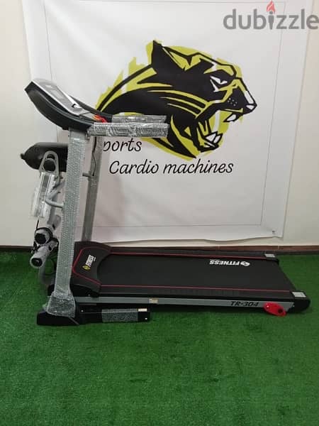 treadmill fitness factory 2.5hp motor power , vibration message ,aux 0
