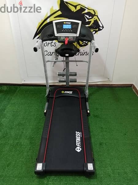treadmill fitness factory 2.5hp motor power , vibration message ,aux 1