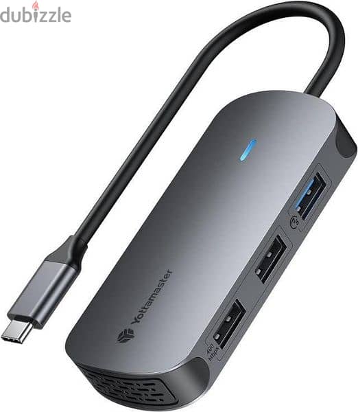 USB C Docking Station, Yottamaster 5 in 1 USB C Dongle with HDMI 4K 0