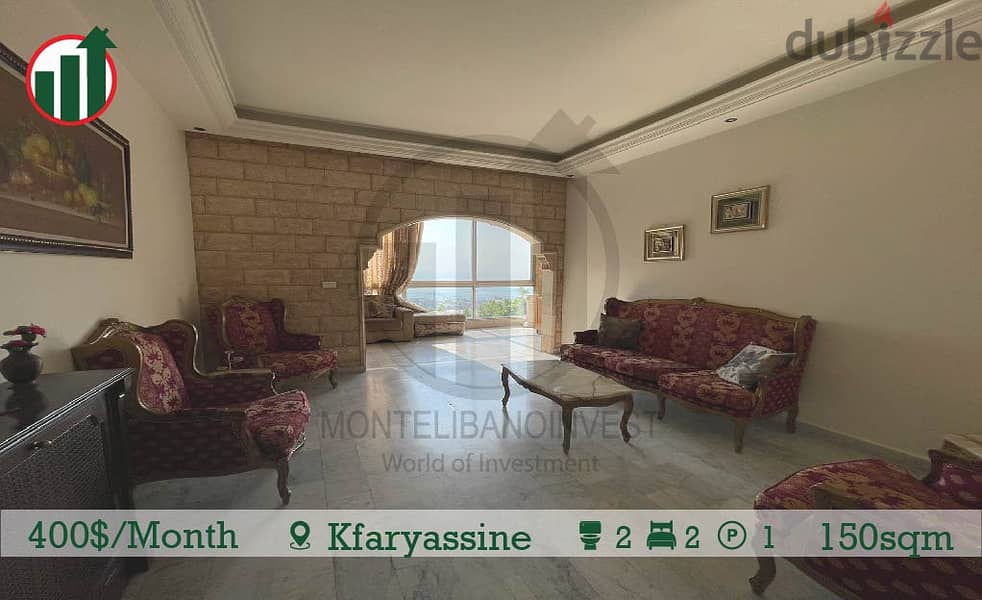 Apartment For Rent in Kfaryassine !! 2