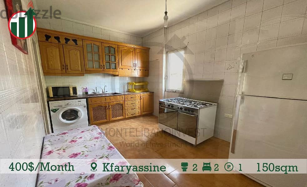 Apartment For Rent in Kfaryassine !! 4