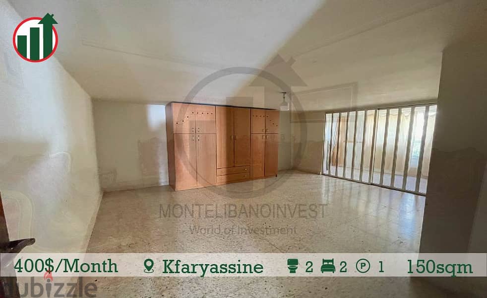 Apartment For Rent in Kfaryassine !! 5