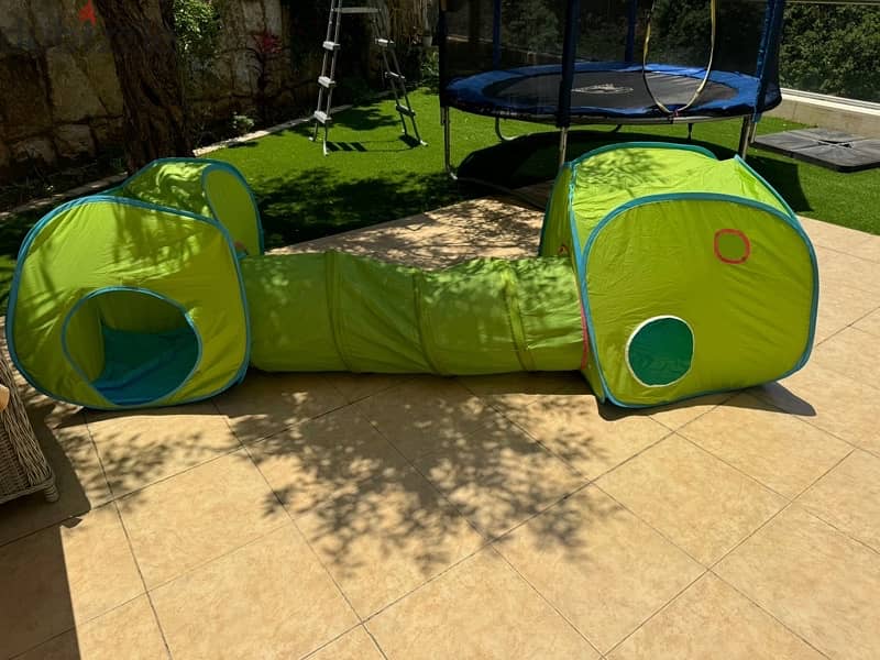 ikea 2 tents & tunnel for sale 0