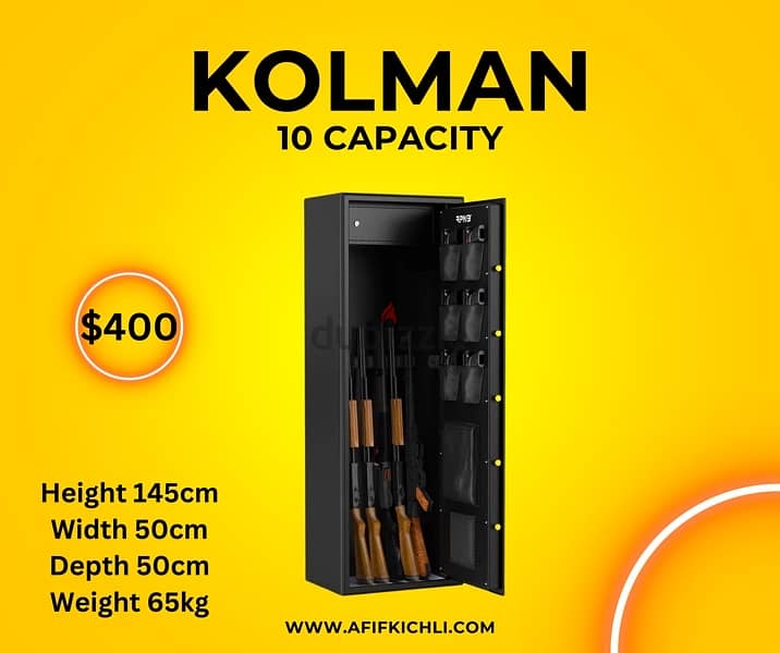 Kolman Guns Safe New 0