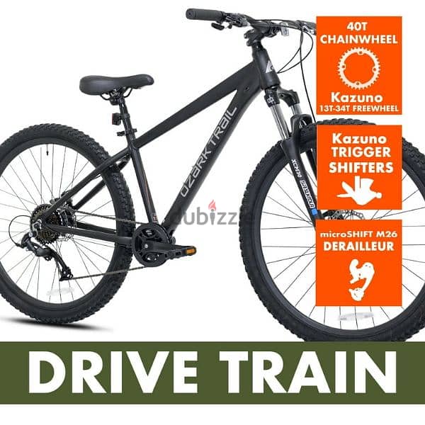 Mountain Bike-OZARK TRAIL RIDGE (BLACK) (Negotiable) 5