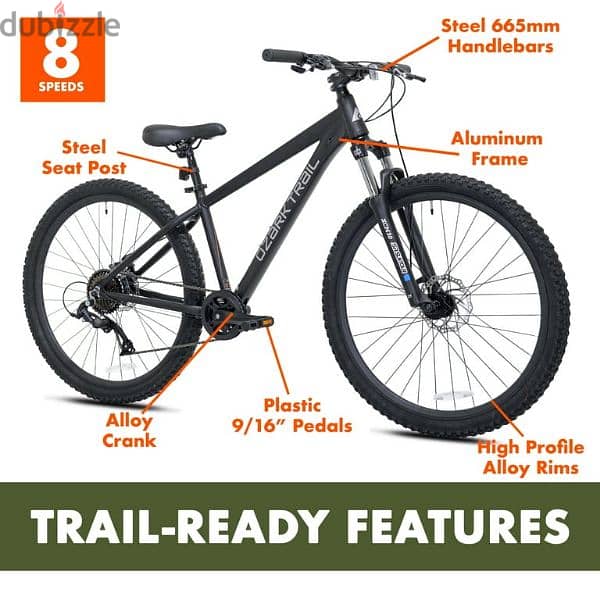 Mountain Bike-OZARK TRAIL RIDGE (BLACK) (Negotiable) 6